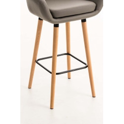 Taburete De Bar Grant Gris topo