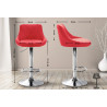 Taburete De Bar Lazio Rojo