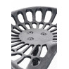 Taburete Industrial Samson Plateado antiguo
