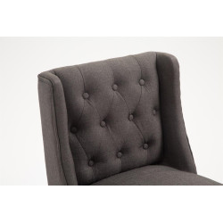 Taburete Cassandra Gris oscuro,Antiguo oscuro