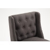 Taburete Cassandra Gris oscuro,Antiguo oscuro