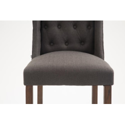 Taburete Cassandra Gris oscuro,Antiguo oscuro