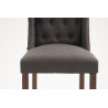 Taburete Cassandra Gris oscuro,Antiguo oscuro