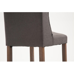 Taburete Cassandra Gris oscuro,Antiguo oscuro