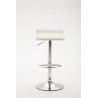 Taburete De Bar Dyn V2 Crema,Cromado