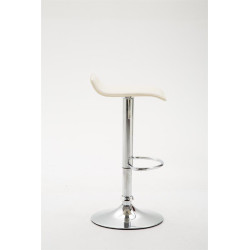 Taburete De Bar Dyn V2 Crema,Cromado