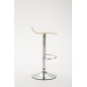 Taburete De Bar Dyn V2 Crema,Cromado