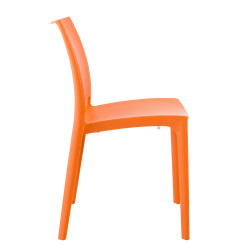 Silla Apilable Maya Naranja