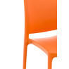 Silla Apilable Maya Naranja