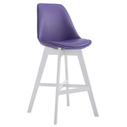 Taburete Cannes Lila,Blanco