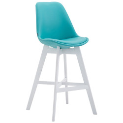 Taburete Cannes Azul,Blanco