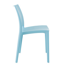 Silla Apilable Maya Azul claro