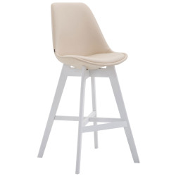 Taburete Cannes Crema,Blanco