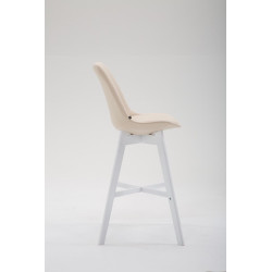 Taburete Cannes Crema,Blanco