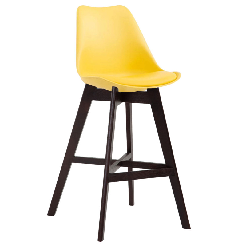 Taburete Cannes Estructura de Polipropileno Amarillo,Cappuccino