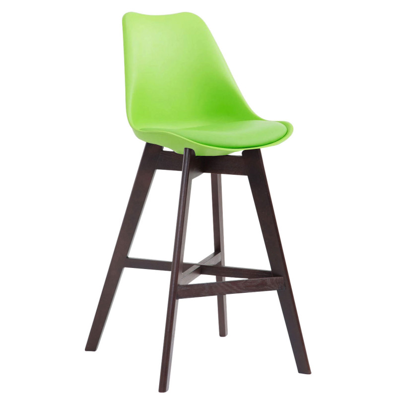 Taburete Cannes Estructura de Polipropileno Verde,Cappuccino