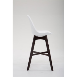Taburete Cannes Estructura de Polipropileno Blanco,Cappuccino