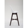 Taburete Cannes Estructura de Polipropileno Blanco,Cappuccino
