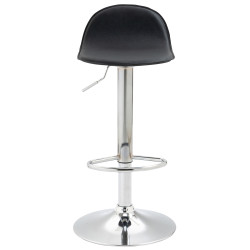 Taburete De Bar Lana V2 En Simil Cuero Negro