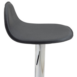 Taburete De Bar Lana V2 En Simil Cuero Negro