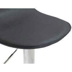 Taburete De Bar Lana V2 En Simil Cuero Negro