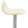 Taburete De Bar Lana V2 En Simil Cuero Crema
