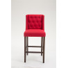 Taburete Cassandra Rojo,Antiguo oscuro