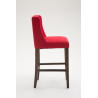 Taburete Cassandra Rojo,Antiguo oscuro