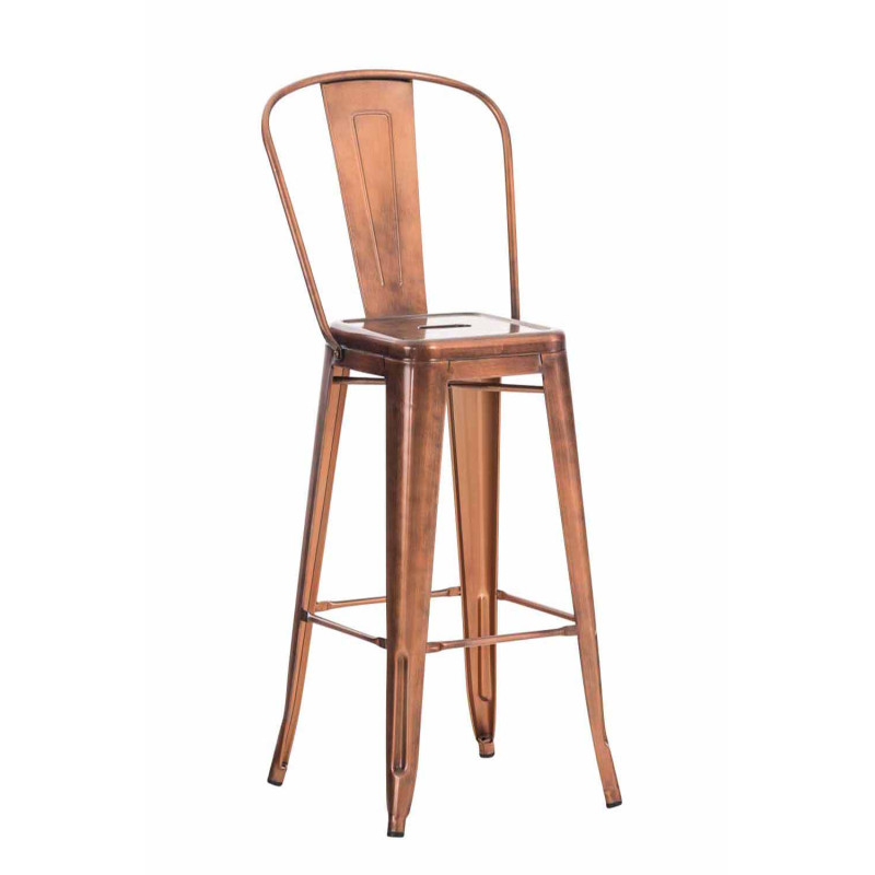 Taburete Industrial Aiden Cobre