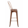 Taburete Industrial Aiden Cobre