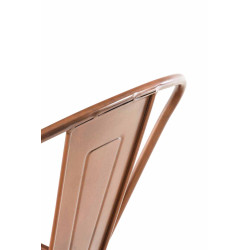 Taburete Industrial Aiden Cobre