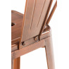 Taburete Industrial Aiden Cobre