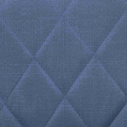 Taburete De Bar Lazio Tapizado En Tela Azul