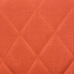 Taburete De Bar Lazio Tapizado En Tela Naranja