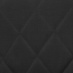 Taburete De Bar Lazio Tapizado En Tela Negro
