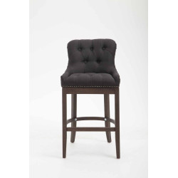 Taburete Lakewood Tapizado en Tela Negro