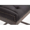 Taburete Lakewood Tapizado en Tela Negro