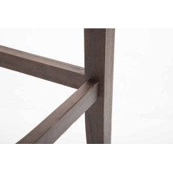 Taburete Lakewood Tapizado en Tela Negro
