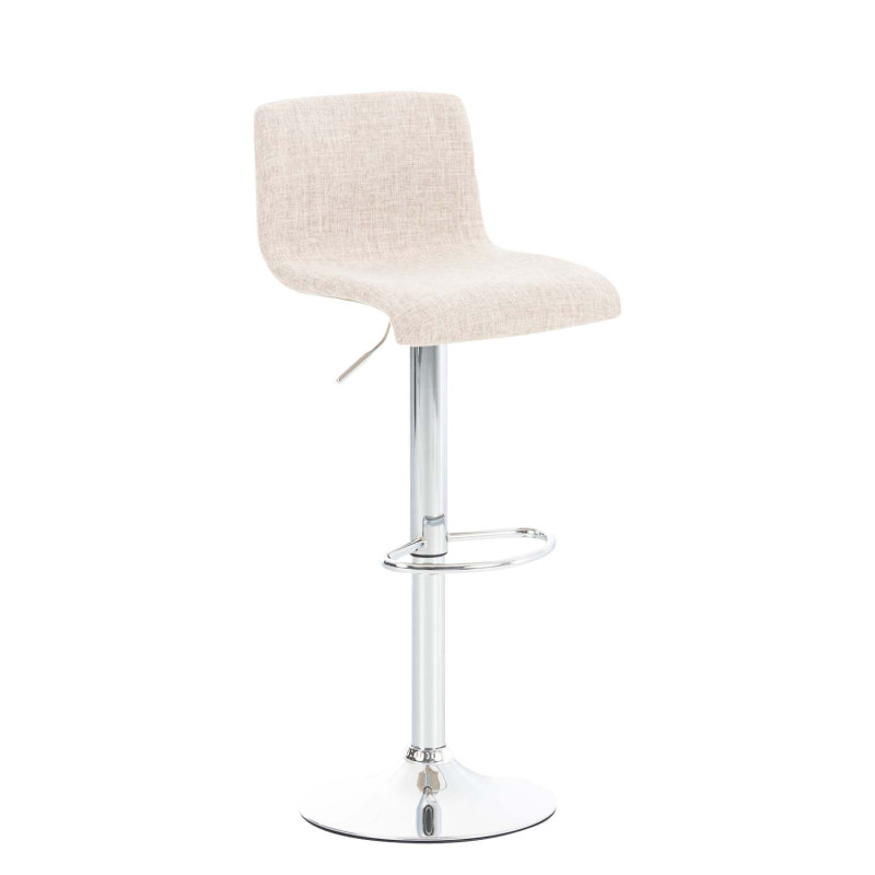 Taburete de Bar Hoover en Tela Crema