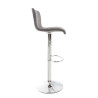 Taburete de Bar Hoover en Tela Gris claro