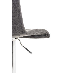 Taburete de Bar Hoover en Tela Gris claro