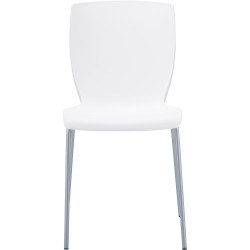 Silla Apilable Mio Blanco