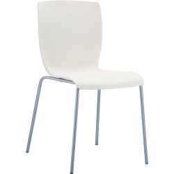 Silla Apilable Mio Crema