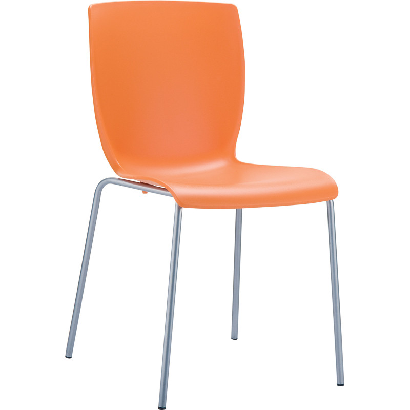 Silla Apilable Mio Naranja