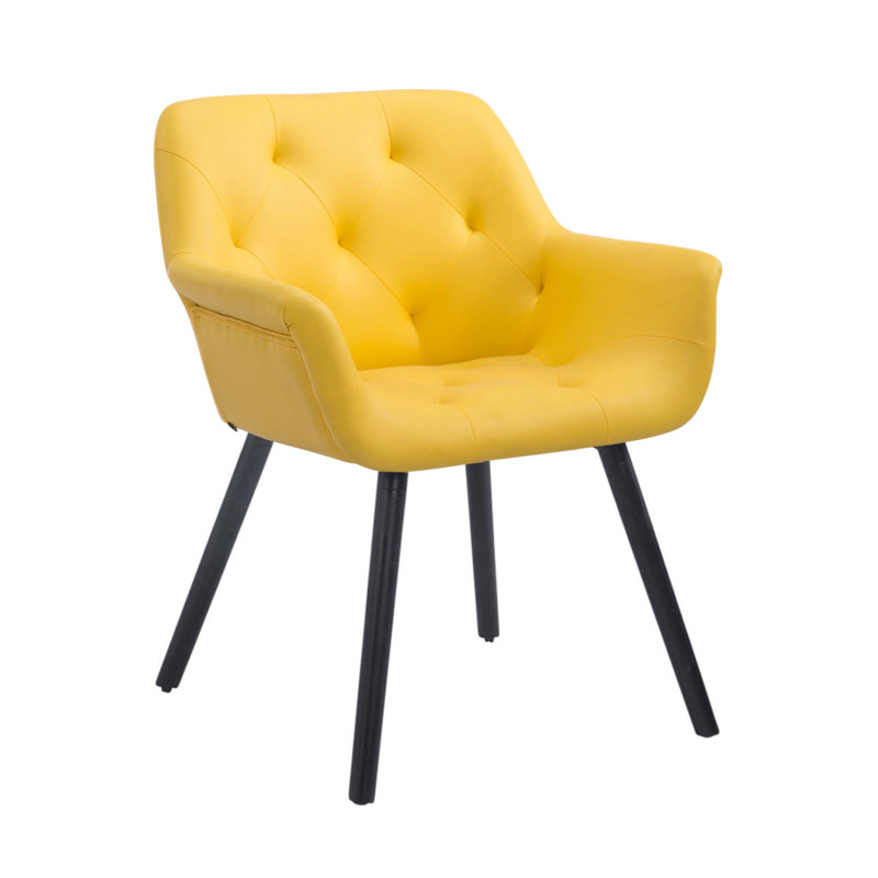 Silla de Comedor Cassidy Amarillo,Negro