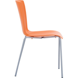 Silla Apilable Mio Naranja