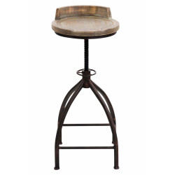 Taburete Industrial Buffalo Bronce
