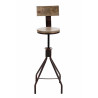Taburete Industrial Durango Bronce
