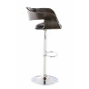 Taburete de bar Kingston Negro/gris