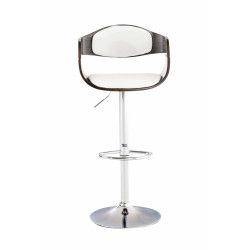 Taburete de bar Kingston Blanco/gris